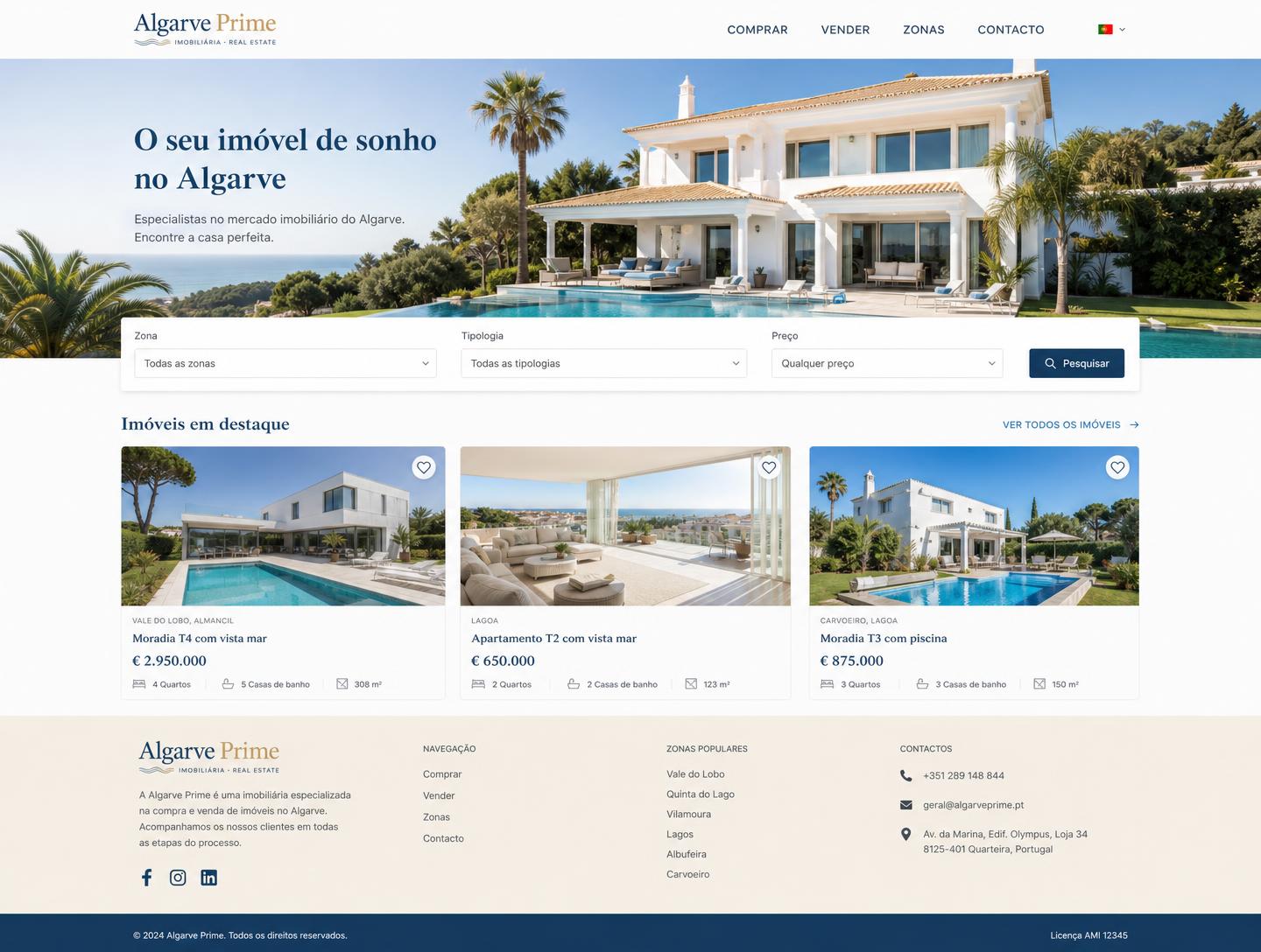 Algarve Prime — Imobiliárias